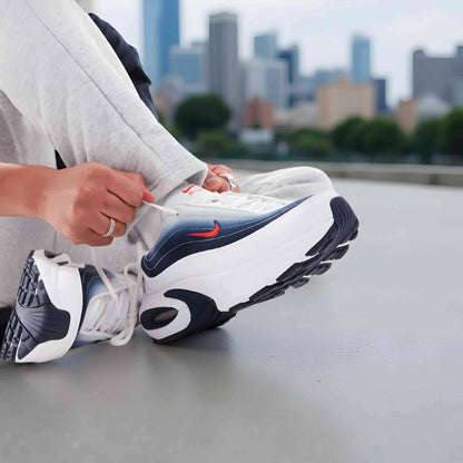 nike air max portal "White/Midnight Navy/Bright Crimson"