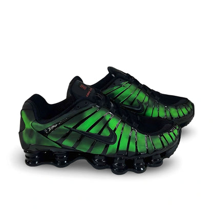 Custom Nike Shox tl 'green' thermoreactive Colour Change