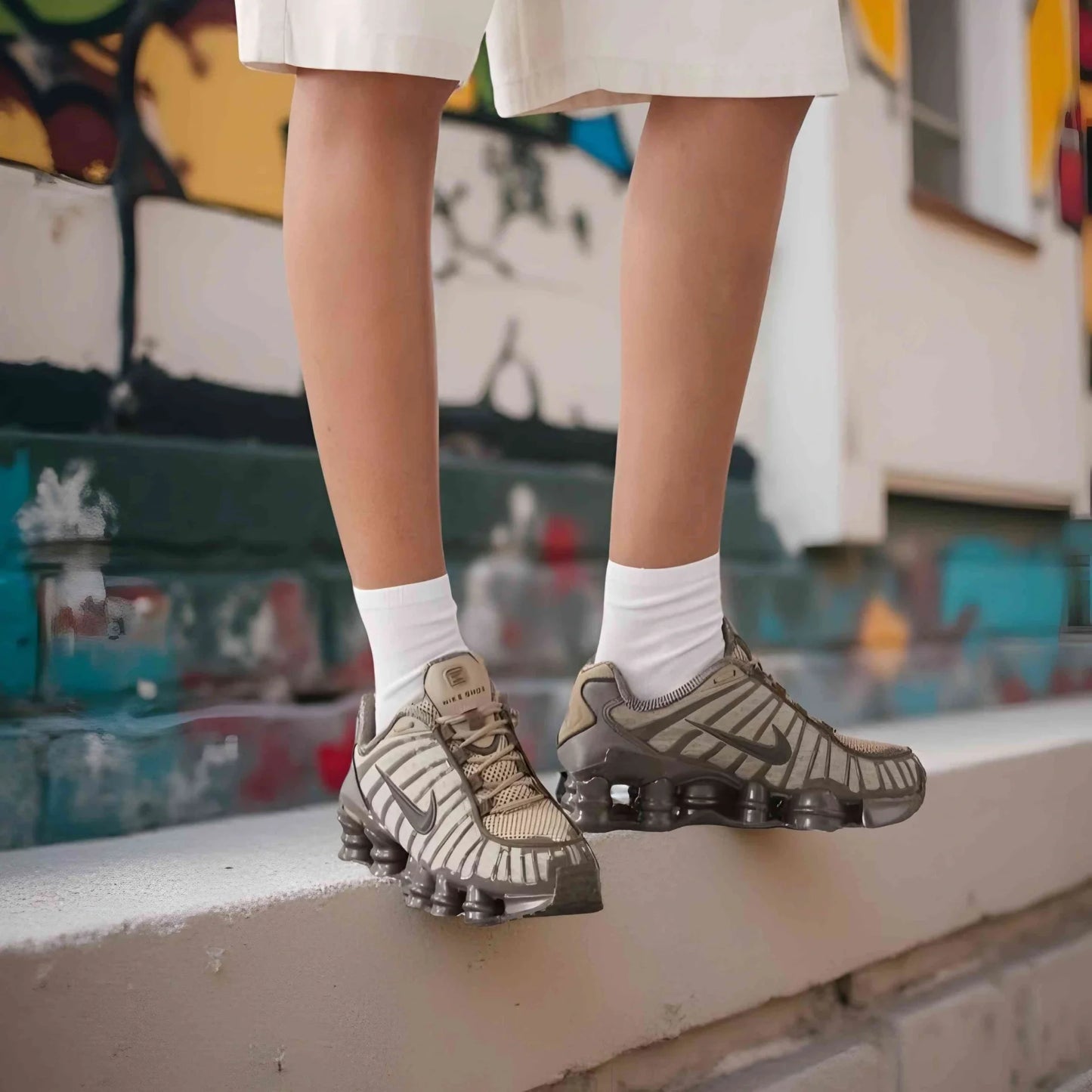 Nike Shox TL – Khaki / Ironstone / Off-Noir