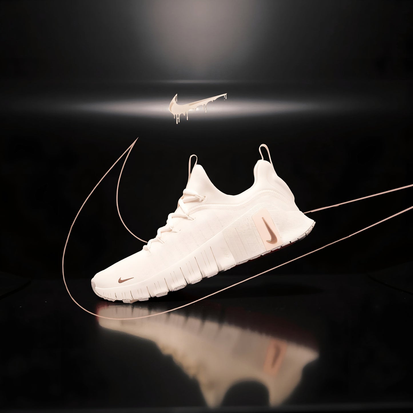 Nike Free Metcon 6 women's "Ivory/Guava Ice/Sail/Metallic Red Bronze" Shoes.