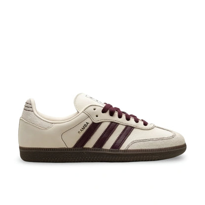Adidas Samba OG W – Wonder White / Maroon