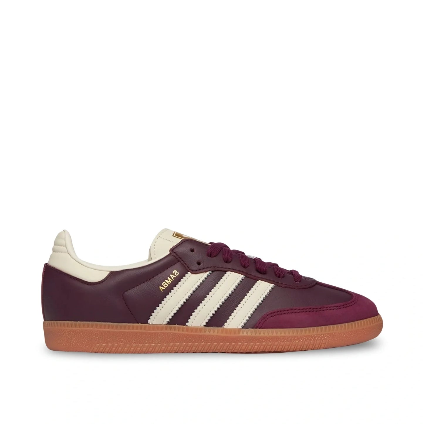 Adidas Samba OG “Maroon / Core White / Gold Metallic” (Unisex Classic)