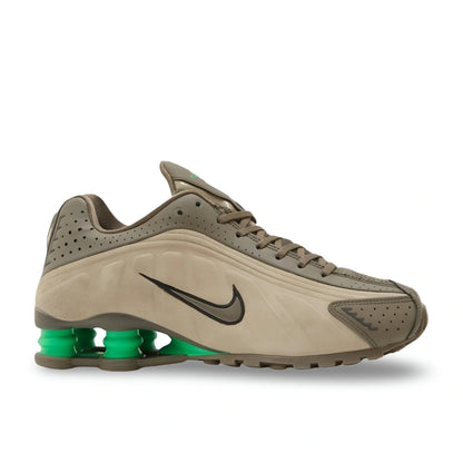 Nike Shox R4 Olive Khaki Green - Men's Premium Cushion Sneakers