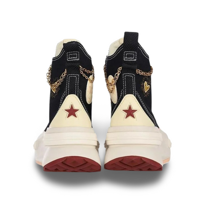 Converse Run Star Legacy Valentines Sneaker Womens Black Egret