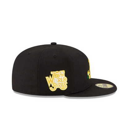 Pittsburgh Pirates MLB Side Patch Bloom Black 59FIFTY Fitted Cap