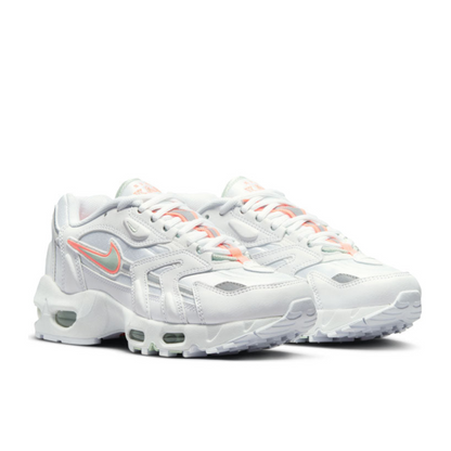 NIKE AIR MAX 96 2 WHITE BRIGHT MANGO WOMENS